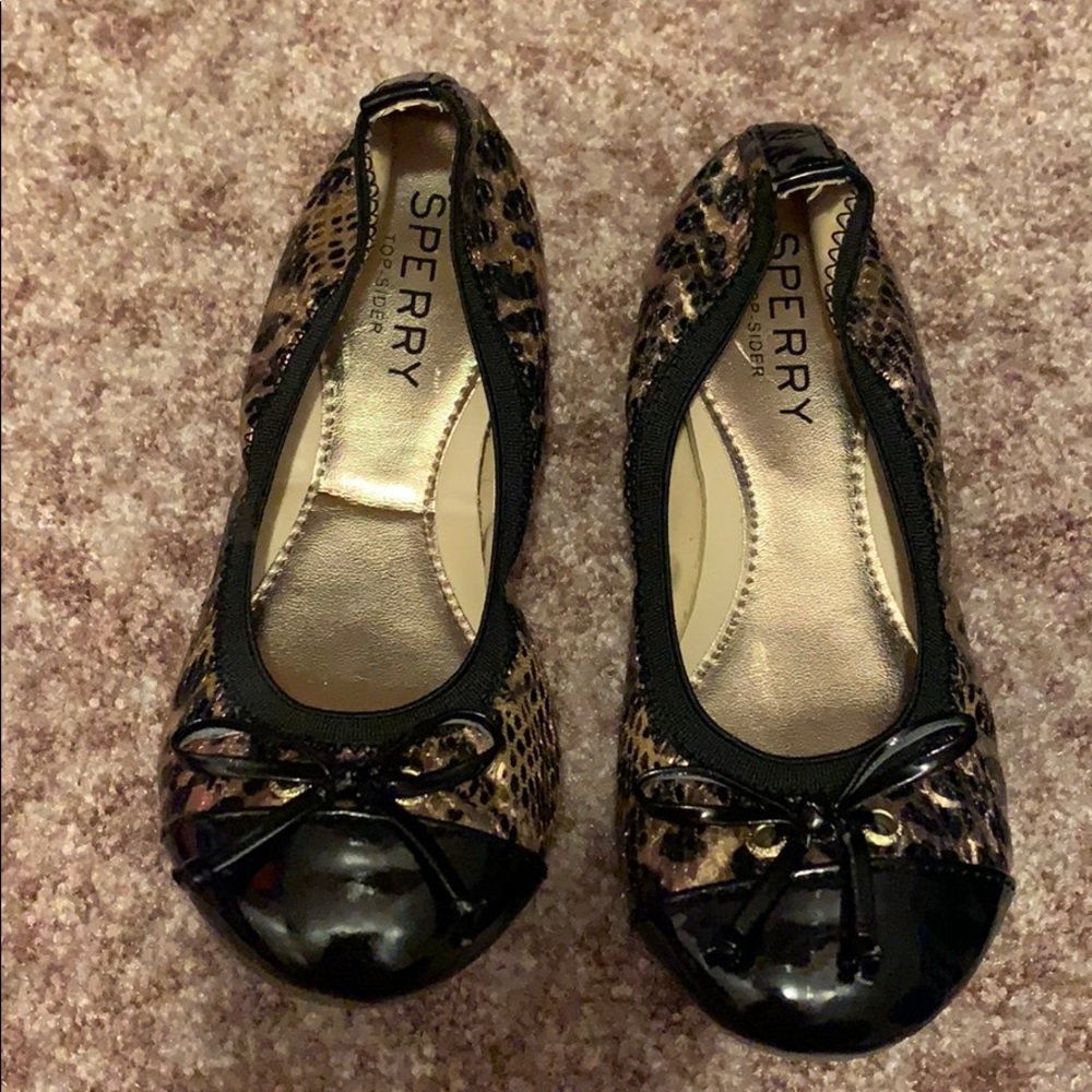 Girls Sperry Top Sider Flats